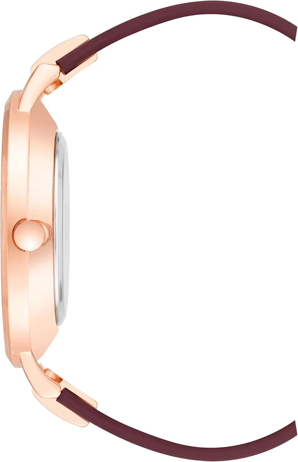 Nine West Women's Floral Dial Smooth Strap Watch