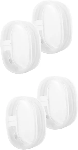NIYANGLE 2sets 2pcs Clear Mini Doll Display Bag Storage Case for Collectibles Figurines and Models Elegant High Transparency Design Doll Enthusiasts 2pcs*2