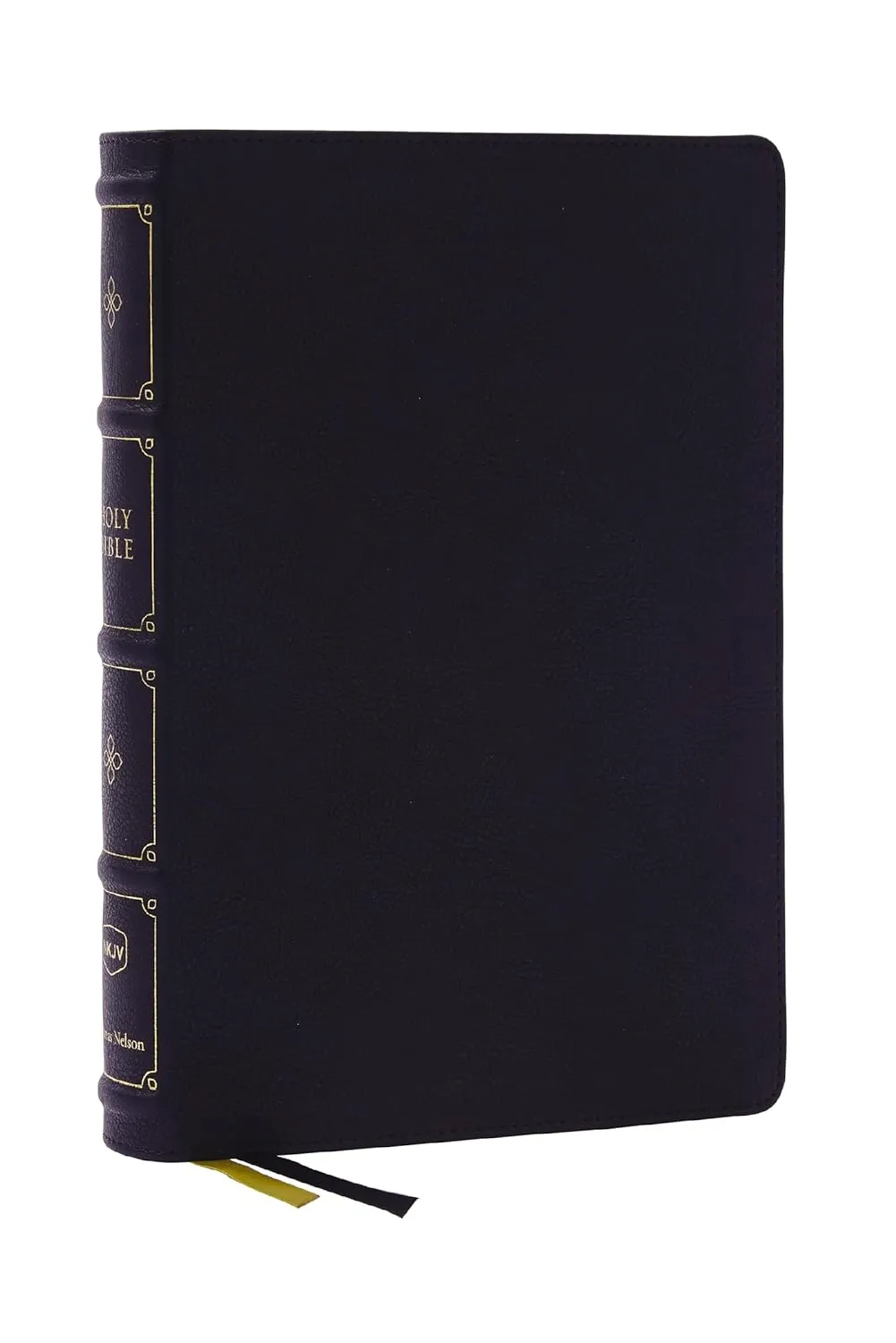 NKJV, Large Print Thinline Reference Bible, Blue Letter, Maclaren Series, Leathersoft, Black, Comfort Print: Holy Bible, New King James Version Imitation Leather – Large Print, April 18, 2023