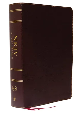 NKJV Study Bible, Bonded Leather, Burgundy, Full-Color, Comfort Print: The Complete Resource for Studying God’s Word Bonded Leather – November 20, 2018