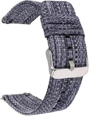 Nylon Strap 20mm 22mm Universal intelligent watch Canvas Watchband Quick Release denim Woven Band