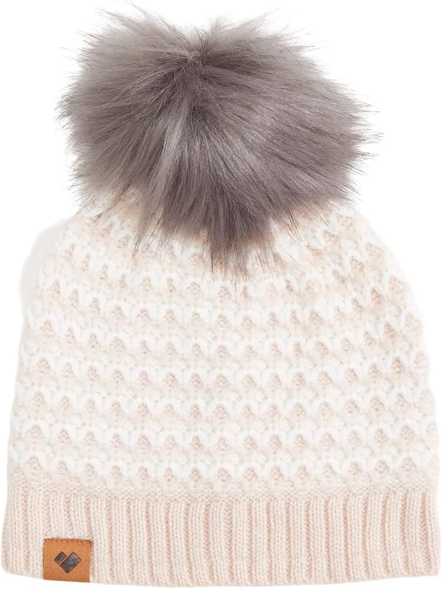 Obermeyer Kids Tucson Faux Fur Pom Beanie (Little Kids/Big Kids)