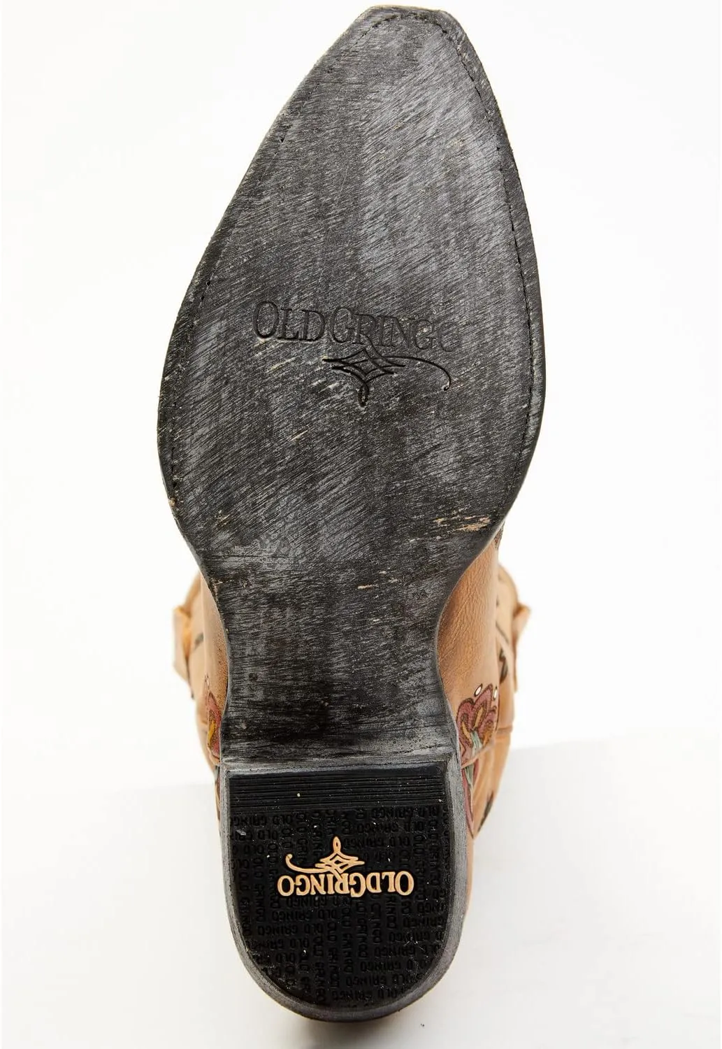 Old Gringo Women's Cavalier Skull and Floral Burnished Tall Western Leather Boot - L 3601-1