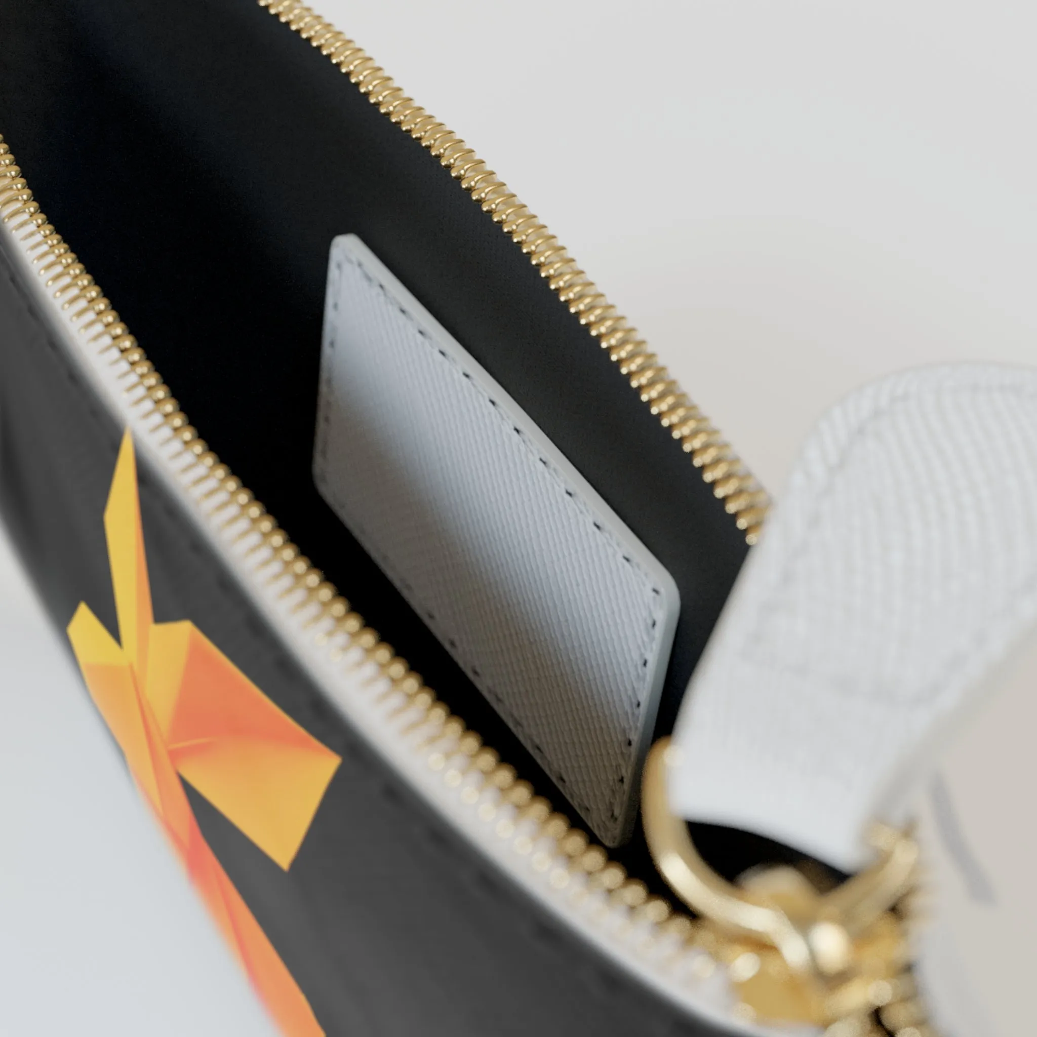 Origami Orange Bunny Mini Clutch Bag