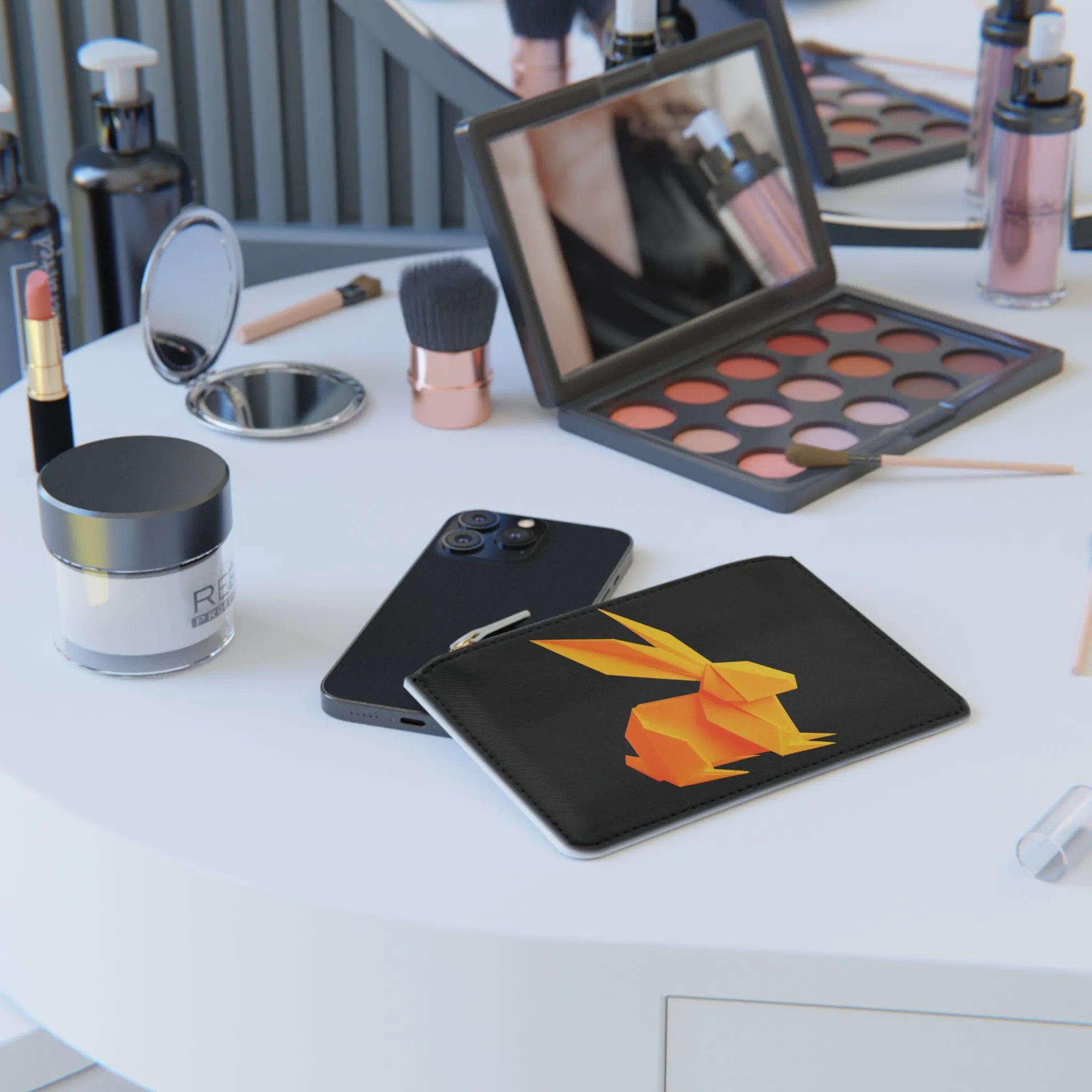 Origami Orange Bunny Mini Clutch Bag