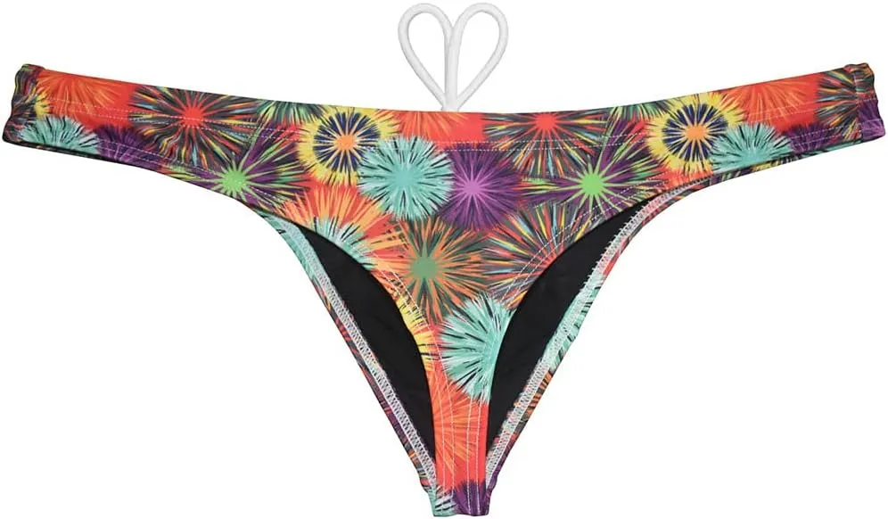 OROCOJUCO Sport Mens Print Thong Swimsuit Contour Pouch Bikini Swimwear Board Surf Short Trunks Swim Tangas