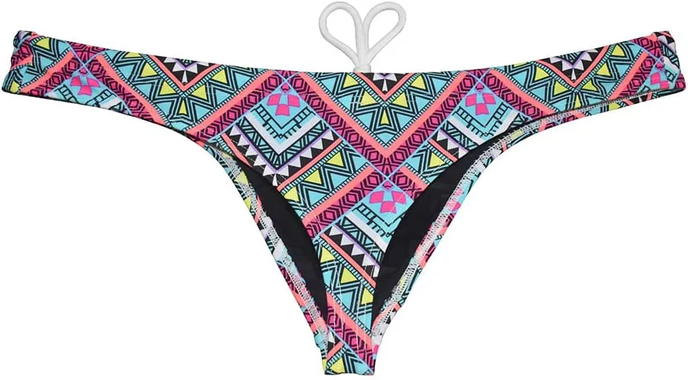 OROCOJUCO Sport Mens Print Thong Swimsuit Contour Pouch Bikini Swimwear Board Surf Short Trunks Swim Tangas