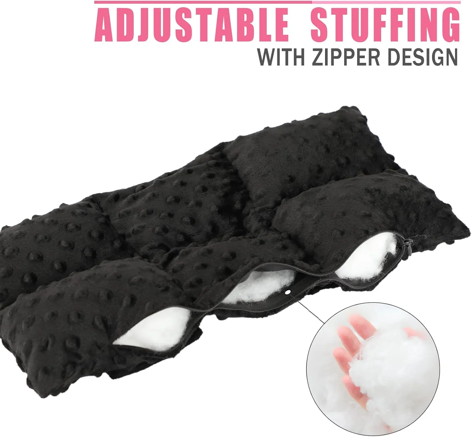 Ostomy Seatbelt Pillow, Ostomy Driving Protector, Stoma Shiled Ileostomy Urostomy Riding Guard, No Squeezing, Ostomate Must Have Supplies, Minky Dot Black
