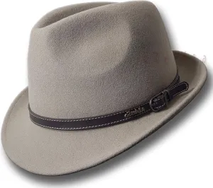 Oztrala Trilby Felt Hat Australian Wool Leather Band Fedora Fur Men/Women Bucket HW03 Trilby