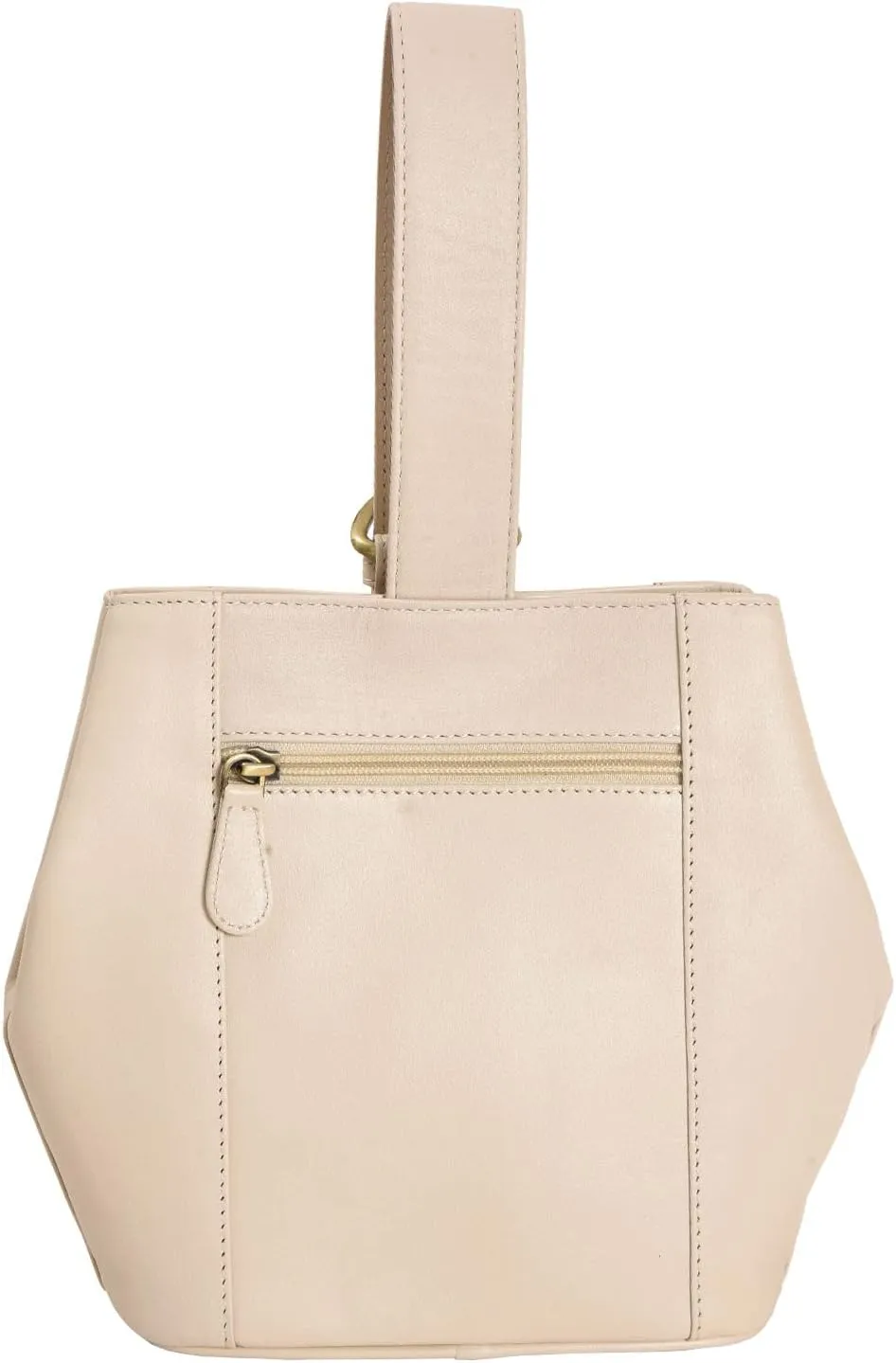 Party Wrist bag For Womens Nappa Flat Genuine Leather with Dual Secure Magnetic Buckel Closure & Makeup Mirror