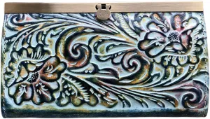 Patricia Nash Cauchy Multi Turquoise Wallet