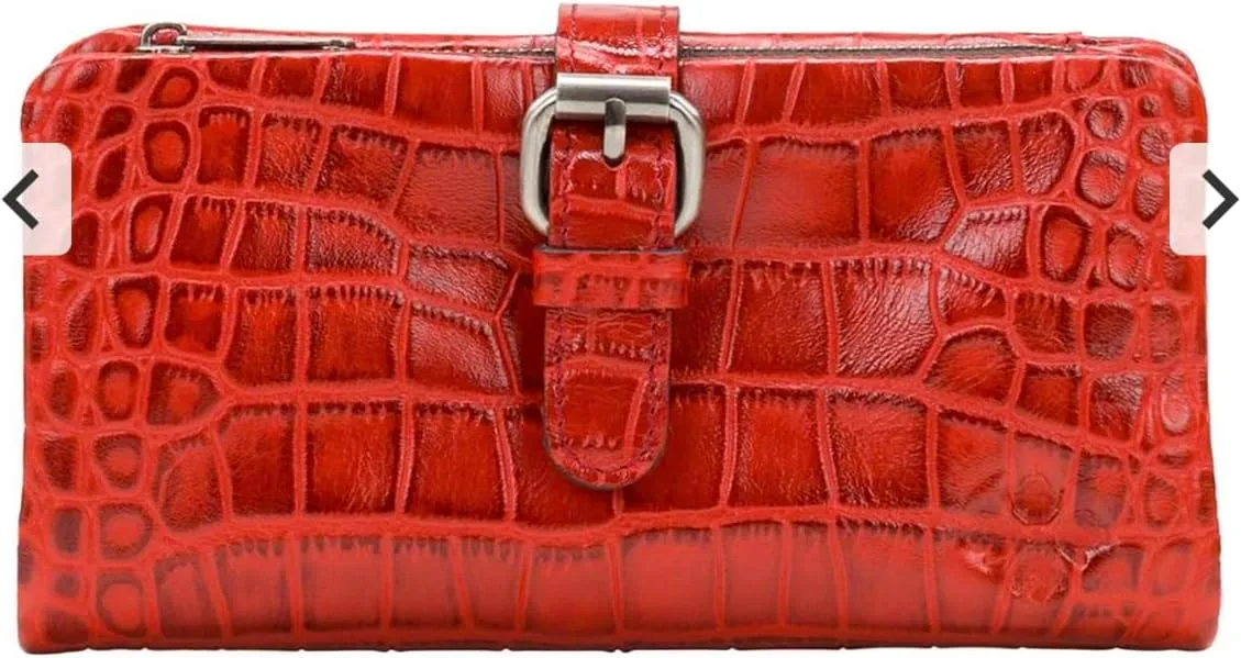 Patricia Nash Welwyn Berry Red Wallet