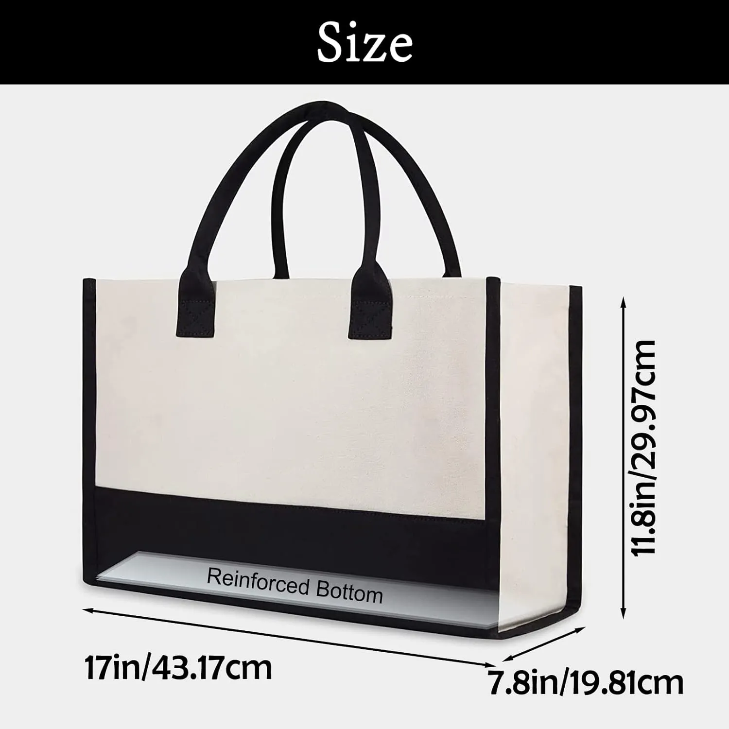 Personalized Canvas Beach Bag Custom Canvas Tote bag Customized Handles Bag Gift for Women Wedding Bridesmaid