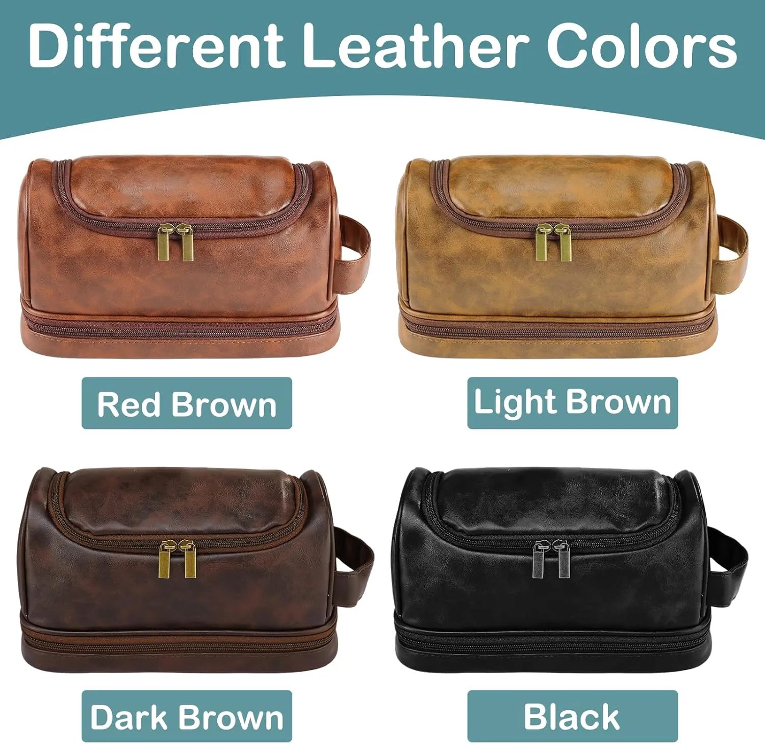 Personalized Graduation Gifts for Him, 2025 Personalized Toiletry Bag, Class of 2025 Custom Leather Travel Dopp Kit, Engraved with Pattern and Text, Ideas Gifts for Friends, Classmates, Son