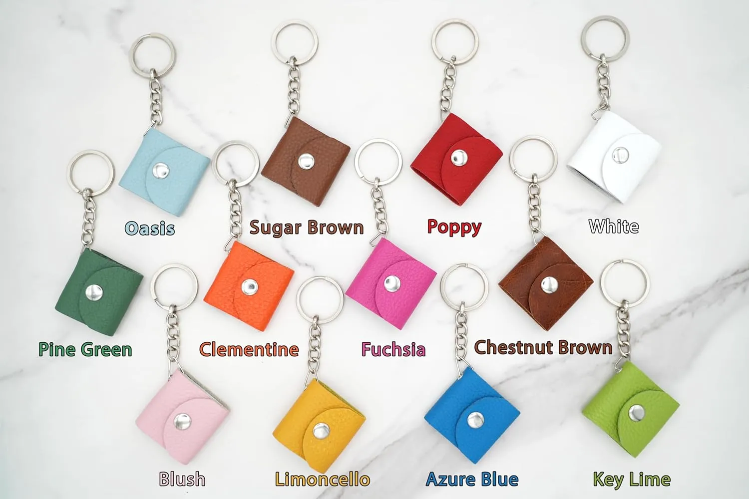 Personalized Leather Photo Album Keychain with Keepsake Box, Custom Engraved Wedding Gift for Couples, Bridesmaids