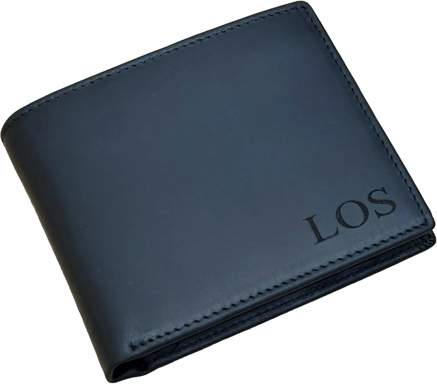 Personalized Leather Wallet for Men, Custom Wallet with Monogram / Initial / Name, Customized Engraved Wallet for Him, Dad, Husband, Son, Grandpa, Boyfriend, Wedding, Anniversary, Birthday, Graduation
