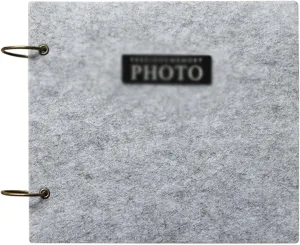 Photo Album Felt PP Bag Photo Album Interstitial High-end Photo Album with Sticky Protective Film Gift for Wedding Anniversary Valentine's Day Photo Book