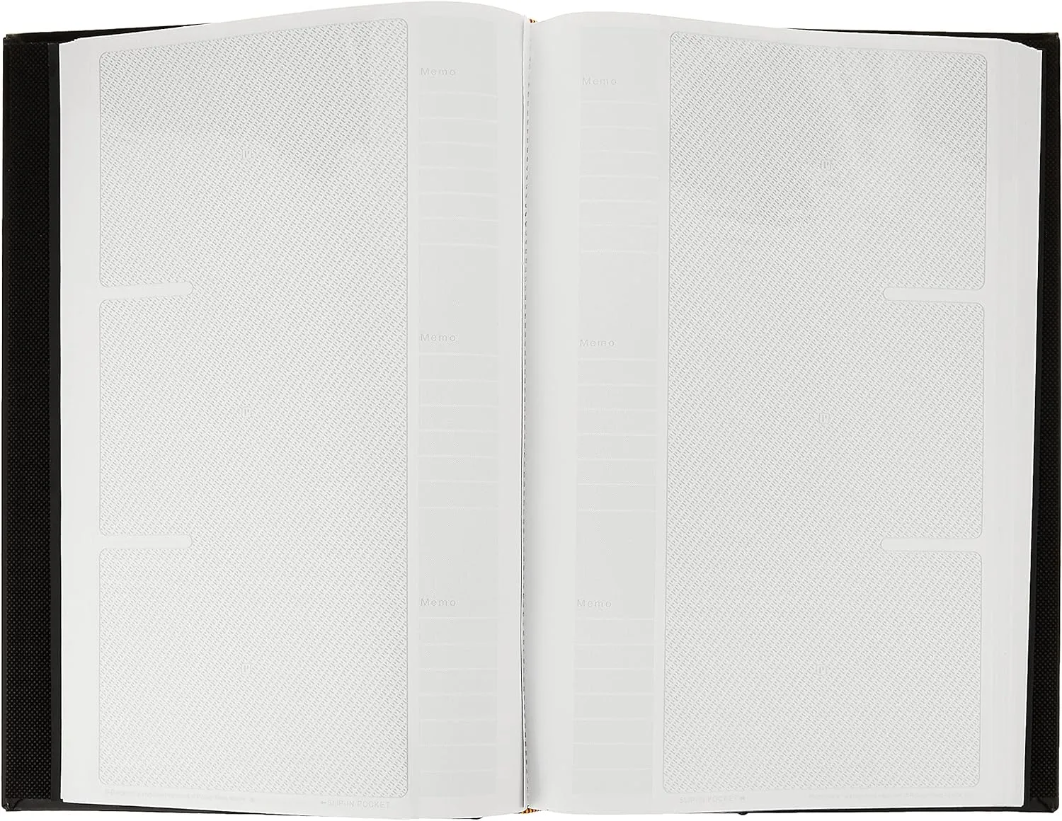 Pioneer Sewn Bonded Leather BookBound Bi-Directional Photo Album, Holds 300 4x6" Photos, 3 Per Page. Color: Black.