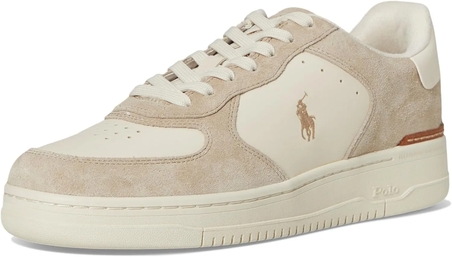 POLO RALPH LAUREN Men's Masters Court Leather-Suede Sneaker