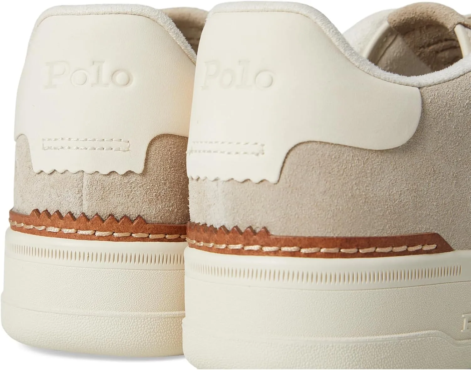 POLO RALPH LAUREN Men's Masters Court Leather-Suede Sneaker