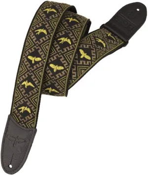 PRS Guitars Hootenanny Style 2" Strap Yellow Birds (102510::014:)