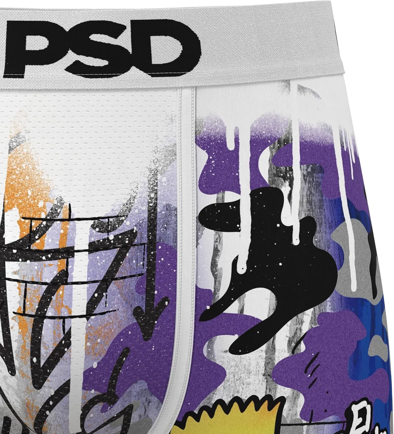 PSD Men's Simpsons Boxer Briefs - Breathable and Supportive Men's Underwear with Moisture-Wicking Fabric