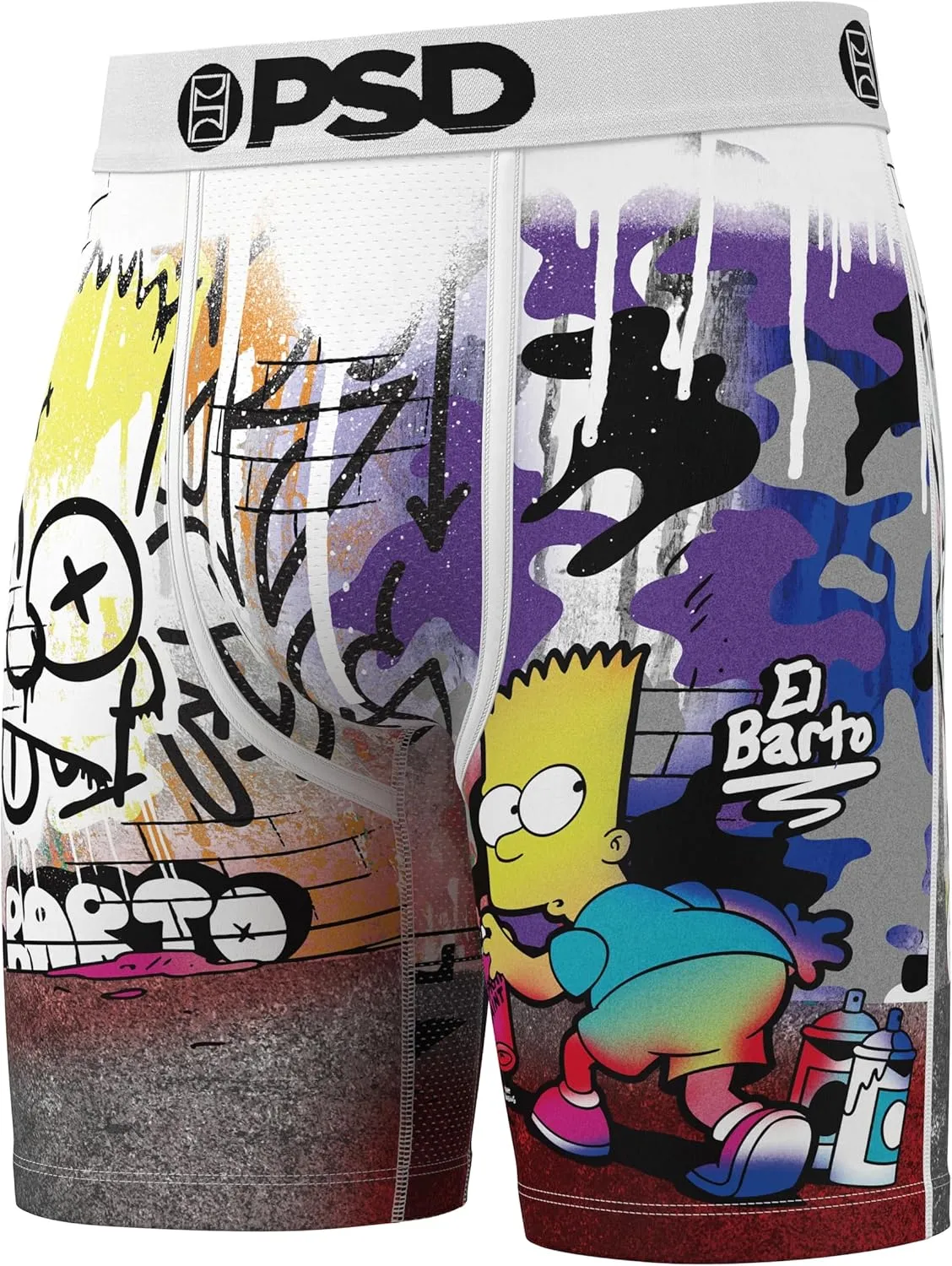 PSD Men's Simpsons Boxer Briefs - Breathable and Supportive Men's Underwear with Moisture-Wicking Fabric
