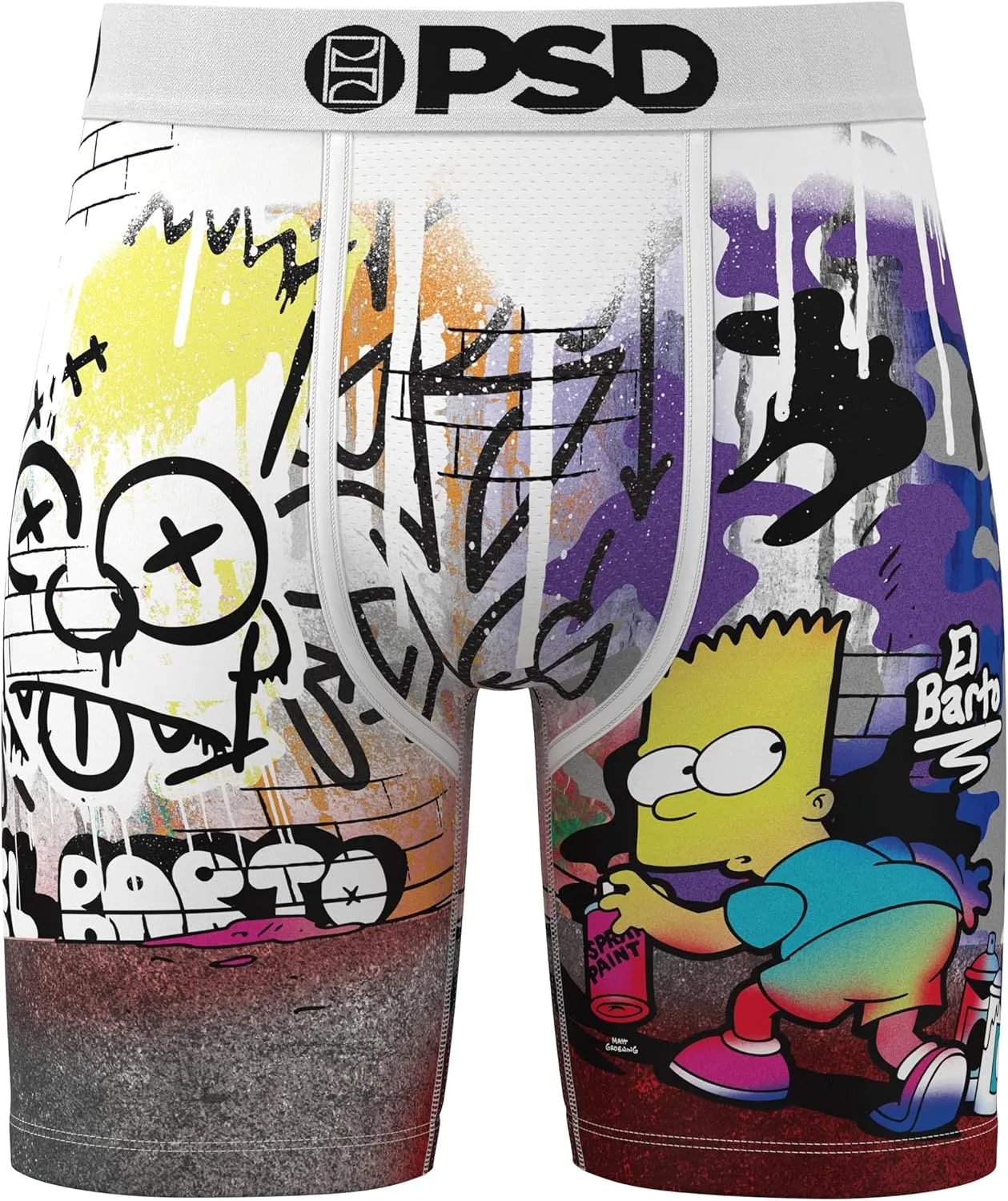 PSD Men's Simpsons Boxer Briefs - Breathable and Supportive Men's Underwear with Moisture-Wicking Fabric