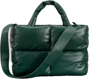 Puffy Tote Bag, Puffer Crossbody Bags for Women Light Winter Down Cotton Padded Quilted Tote Bag Shoulder Handbag