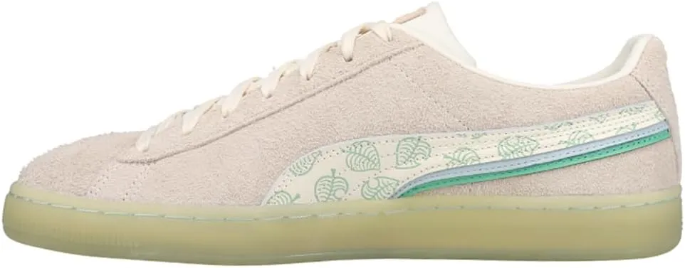 Puma Mens Acnh X Suede Lace Up Sneakers Shoes Casual - Off White