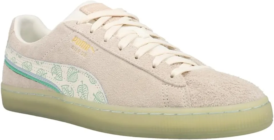 Puma Mens Acnh X Suede Lace Up Sneakers Shoes Casual - Off White