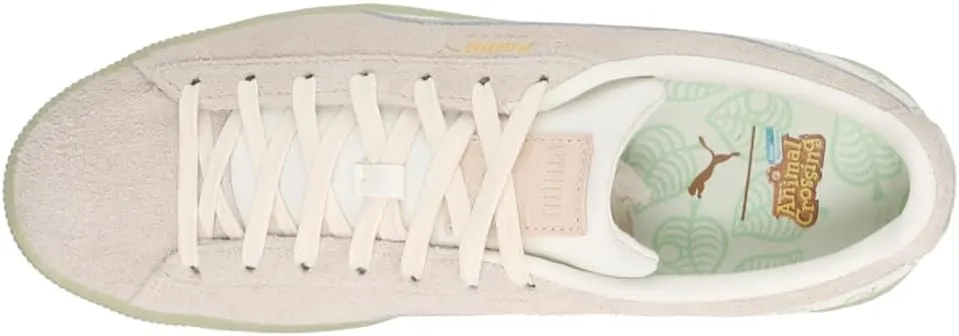 Puma Mens Acnh X Suede Lace Up Sneakers Shoes Casual - Off White