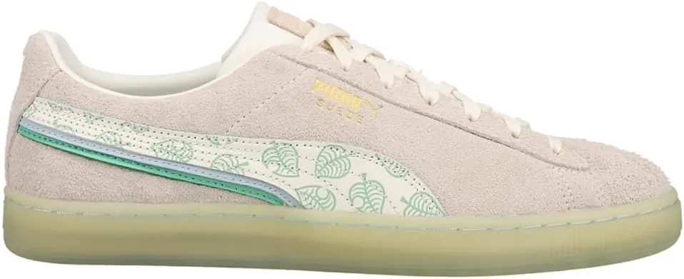 Puma Mens Acnh X Suede Lace Up Sneakers Shoes Casual - Off White