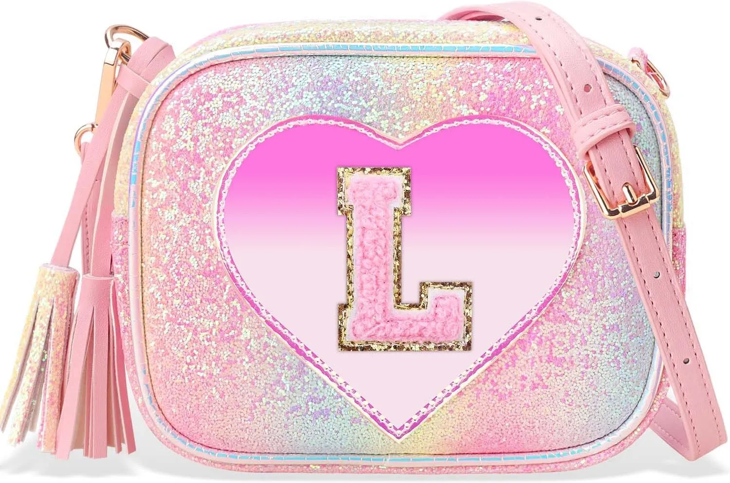 Purse Gifts for Little Girls - Kids Heart Purse Cute Crossbody Bag Teens Girls Birthday Gift