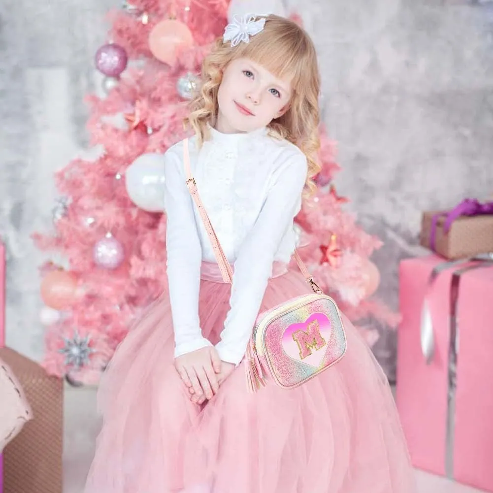 Purse Gifts for Little Girls - Kids Heart Purse Cute Crossbody Bag Teens Girls Birthday Gift