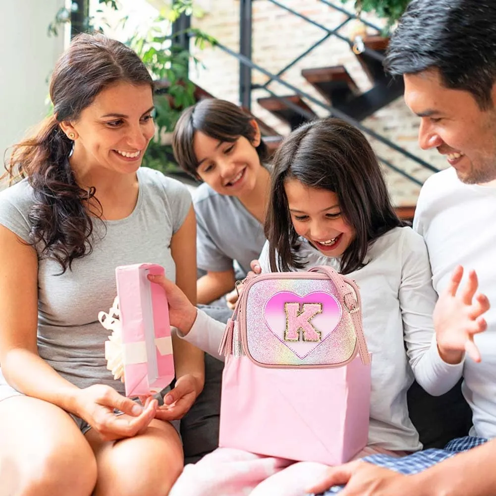 Purse Gifts for Little Girls - Kids Heart Purse Cute Crossbody Bag Teens Girls Birthday Gift