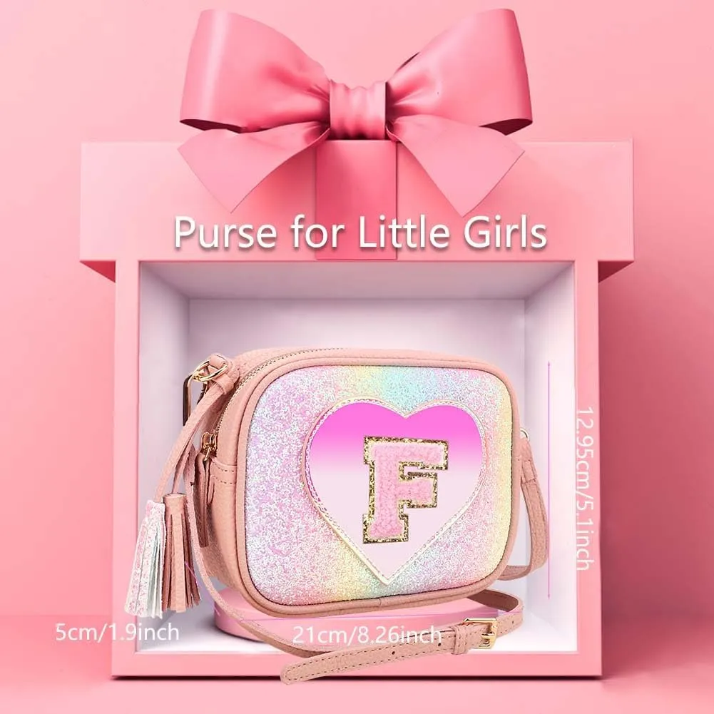 Purse Gifts for Little Girls - Kids Heart Purse Cute Crossbody Bag Teens Girls Birthday Gift