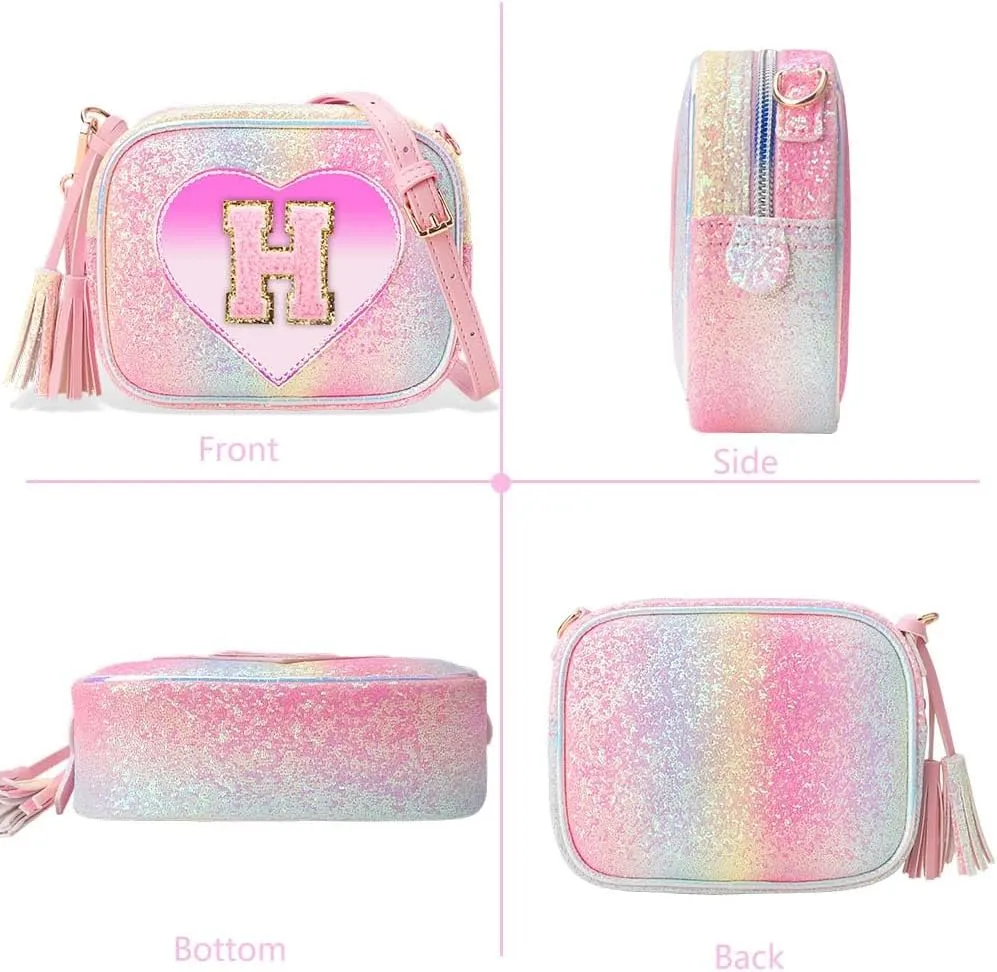 Purse Gifts for Little Girls - Kids Heart Purse Cute Crossbody Bag Teens Girls Birthday Gift