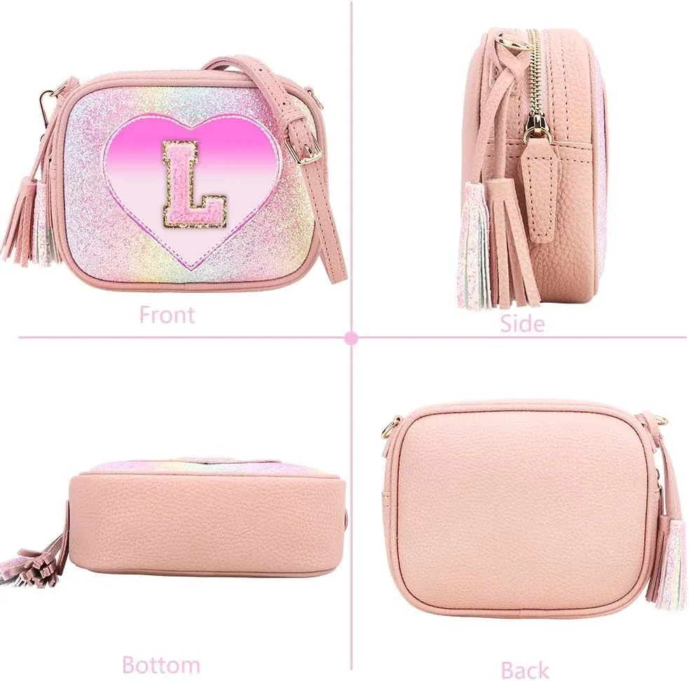 Purse Gifts for Little Girls - Kids Heart Purse Cute Crossbody Bag Teens Girls Birthday Gift