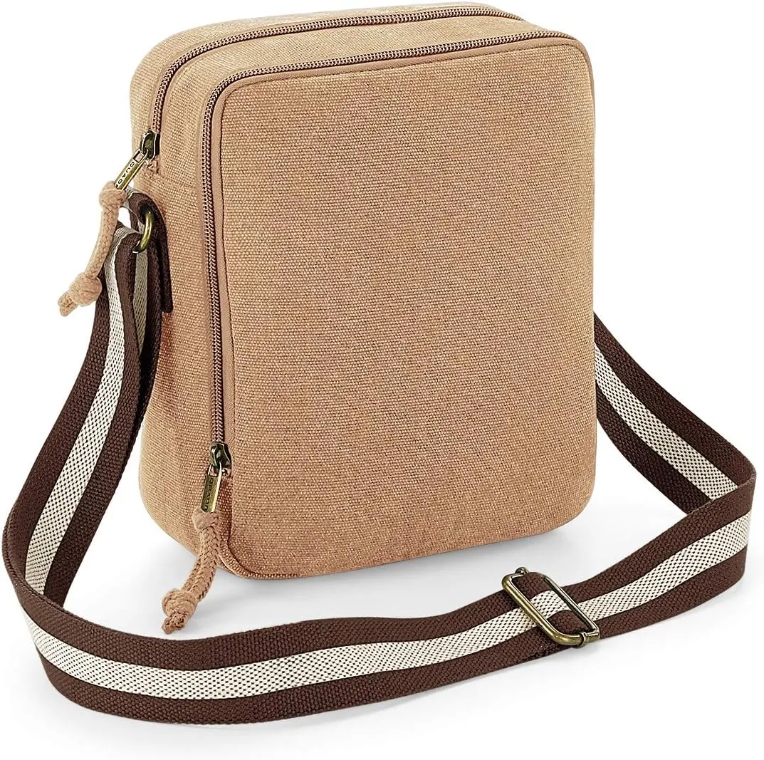 Quadra Vintage Canvas Mini Reporter Bag