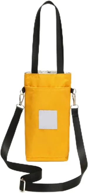 Qudai Water Bottle Pouch with Strap,Outdoor Multifunctional Bag, Qudai Bottle Bags, Large Size Crossbody Portable Hand-Held Water Cup Buggy Bag