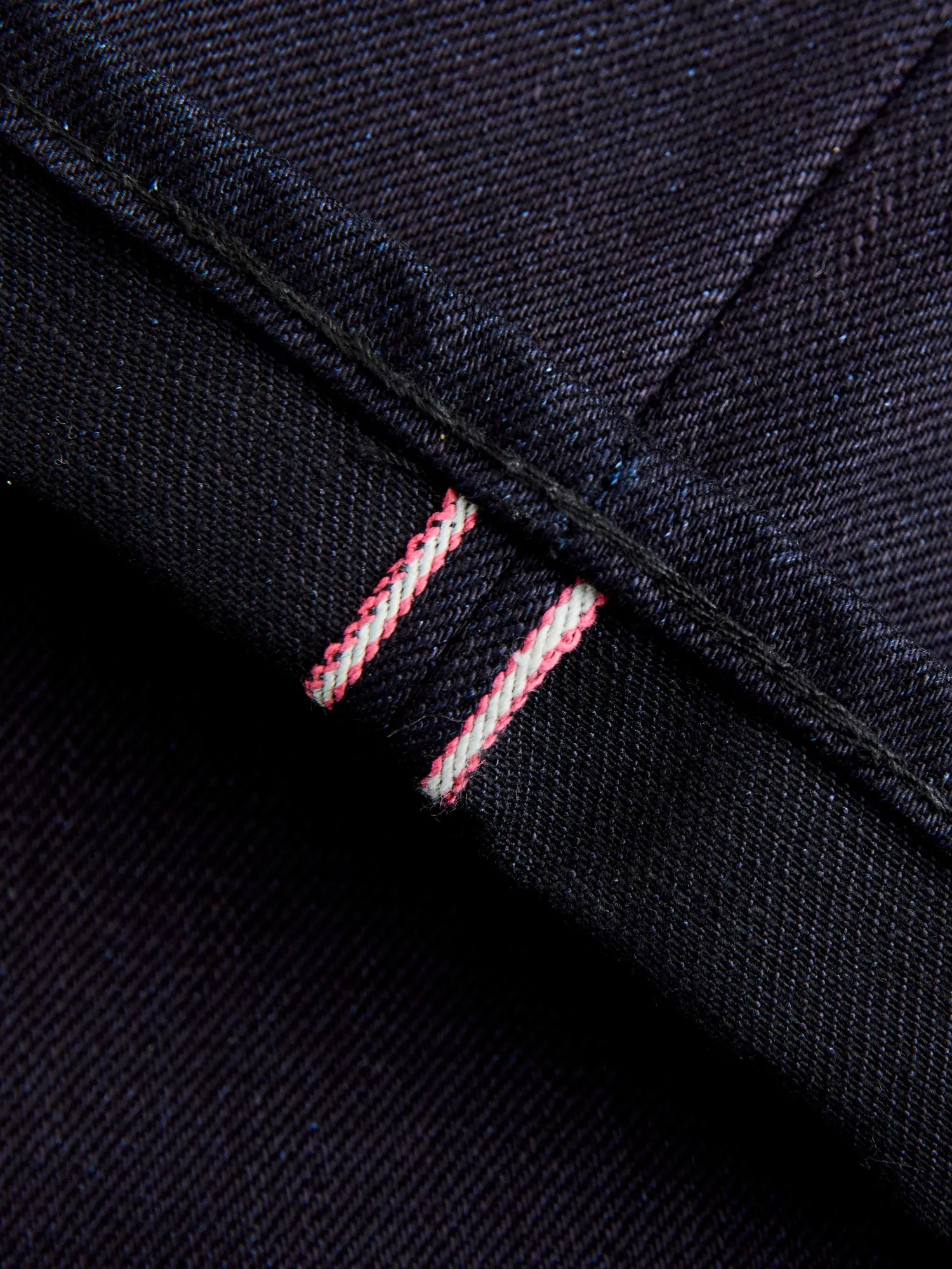 "Nightshade" 15.7oz Selvedge Denim - Natural Tapered