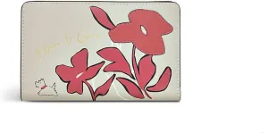 RADLEY London Bloom & Grow Women's Medium Leather Bifold Wallet, Pumice