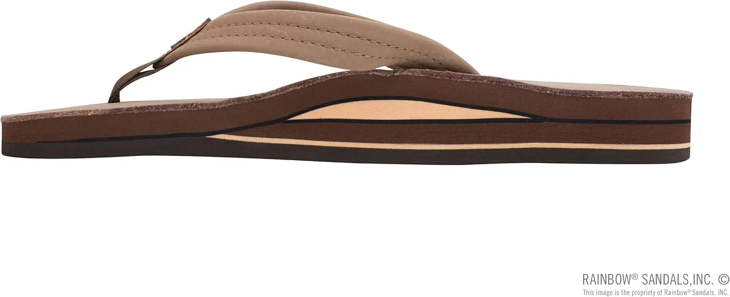 Rainbow Sandals Women's Double Layer Leather w/ 3/4" Strap