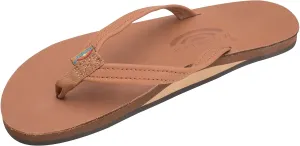 Rainbow Sandals Women's Single Layer Leather Sandal Narrow Strap