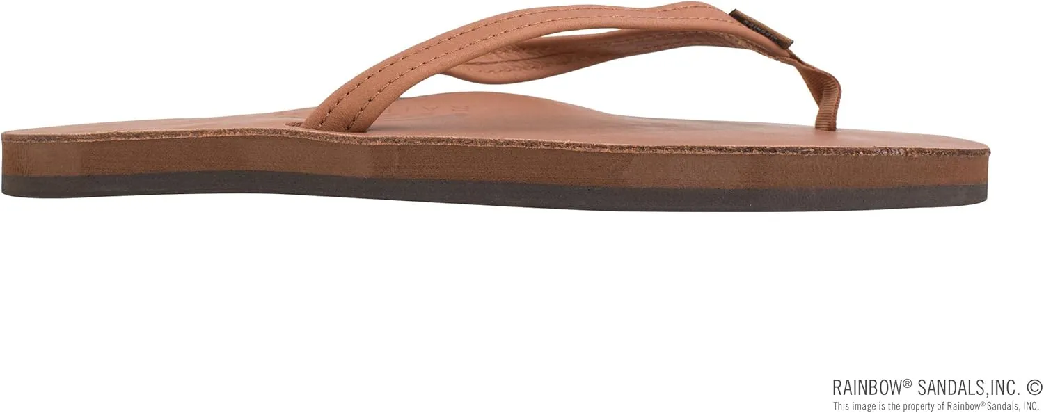 Rainbow Sandals Women's Single Layer Leather Sandal Narrow Strap