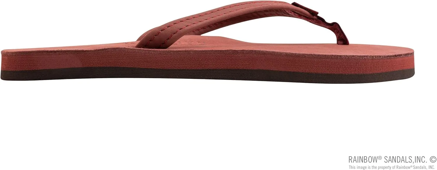 Rainbow Sandals Women's Single Layer Leather Sandal Narrow Strap