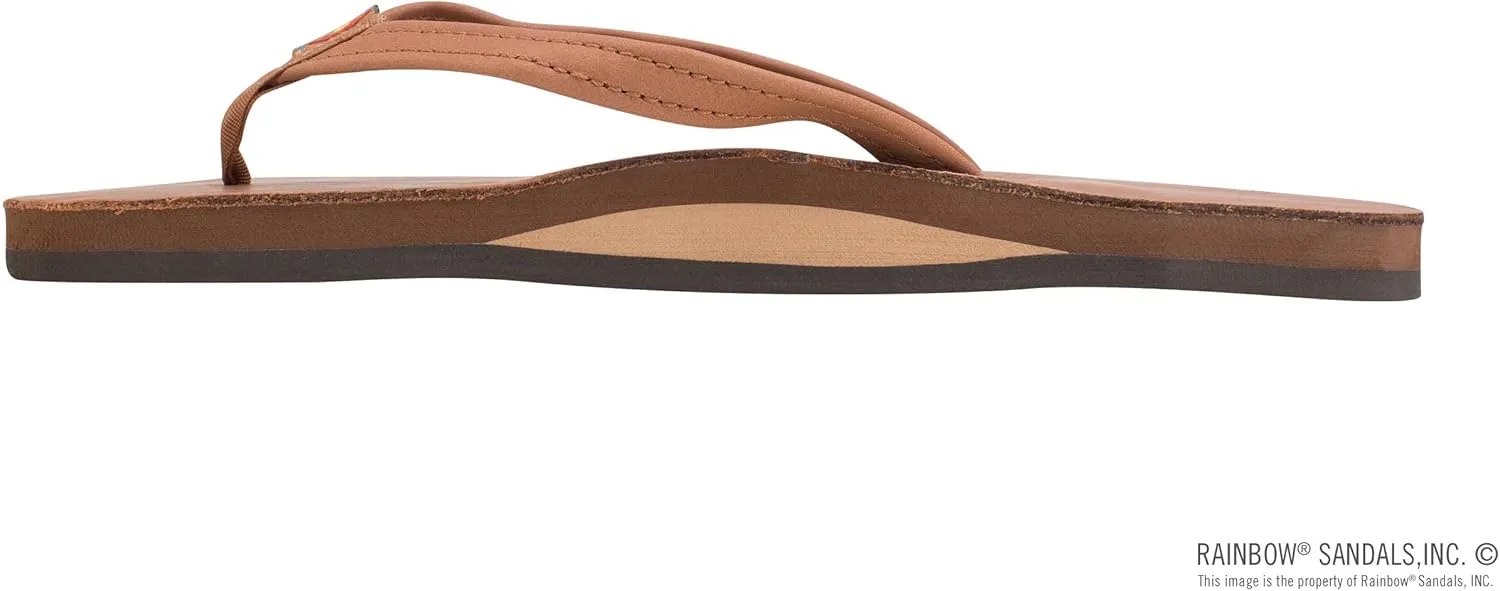Rainbow Sandals Women's Single Layer Leather Sandal Narrow Strap