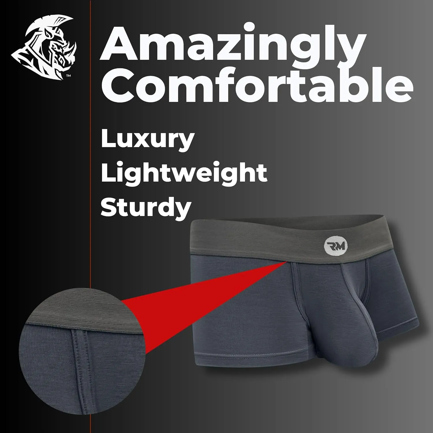 Real Men Bulge Enhancing Pouch Underwear for Men – 1, 3 and 6 Pack Set - Modal Boxer Briefs ABCD Pouch