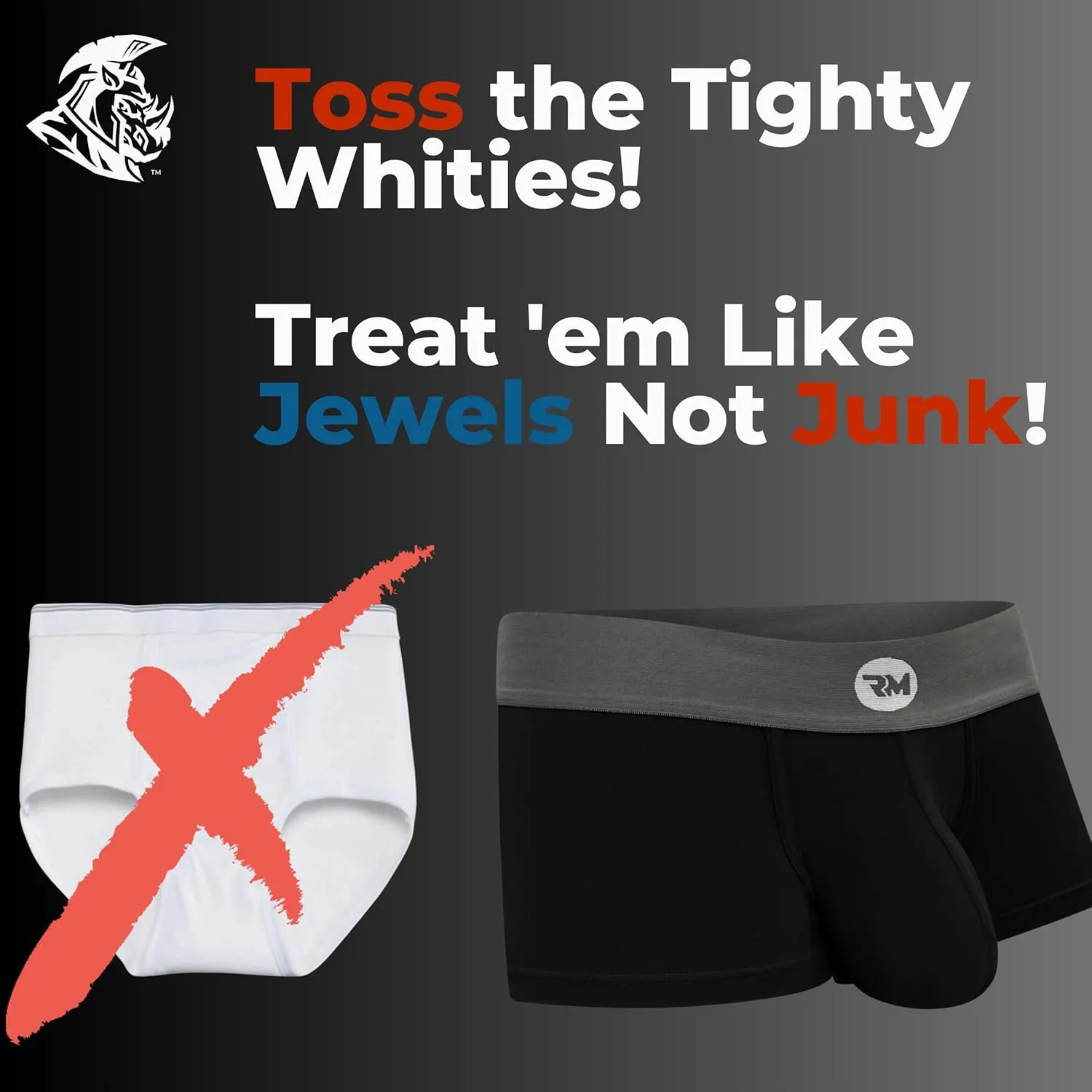 Real Men Bulge Enhancing Pouch Underwear for Men – 1, 3 and 6 Pack Set - Modal Boxer Briefs ABCD Pouch